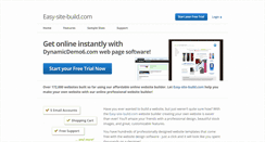 Desktop Screenshot of easy-site-build.com